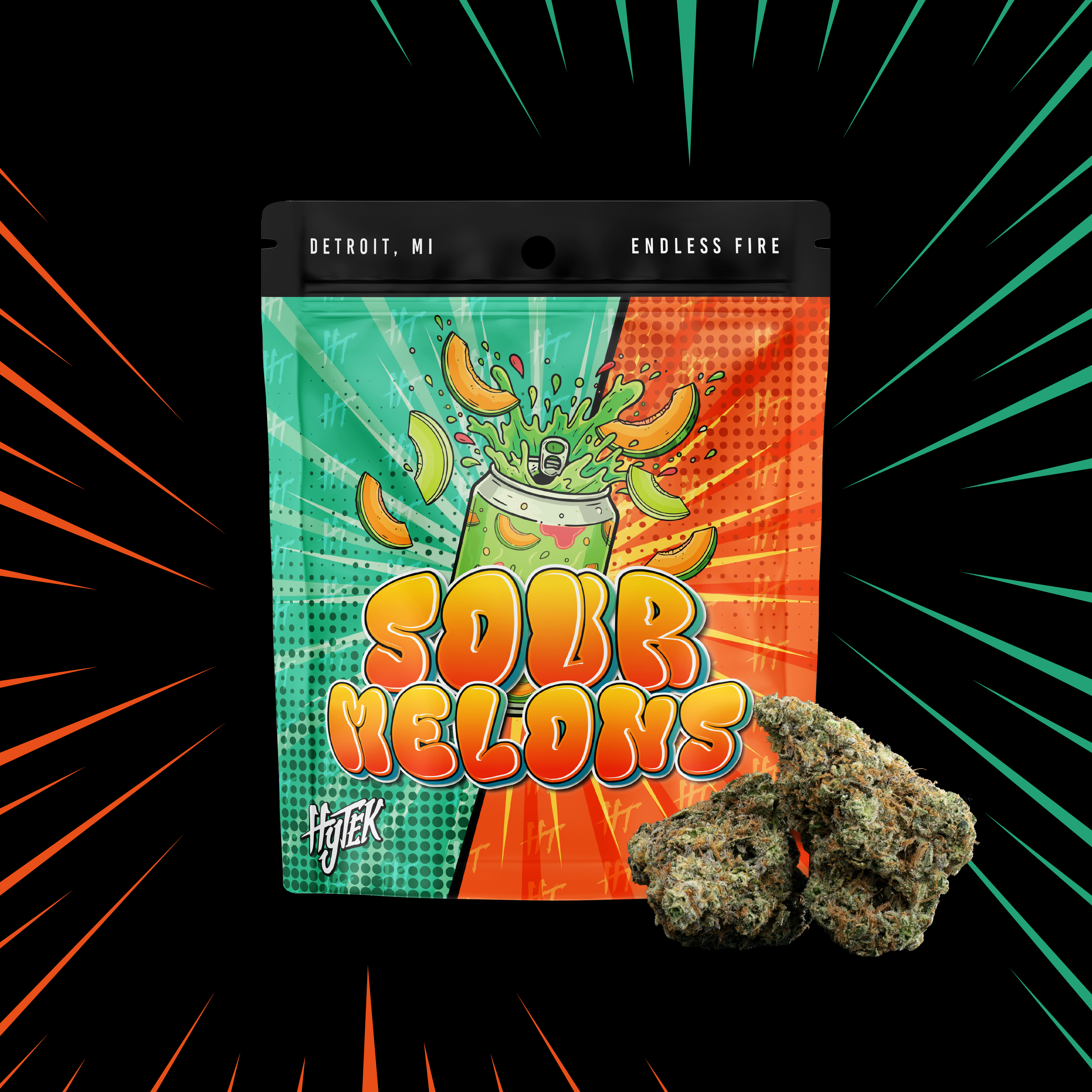 SOUR MELONS | PREPACKED 1/8th | 3.5g