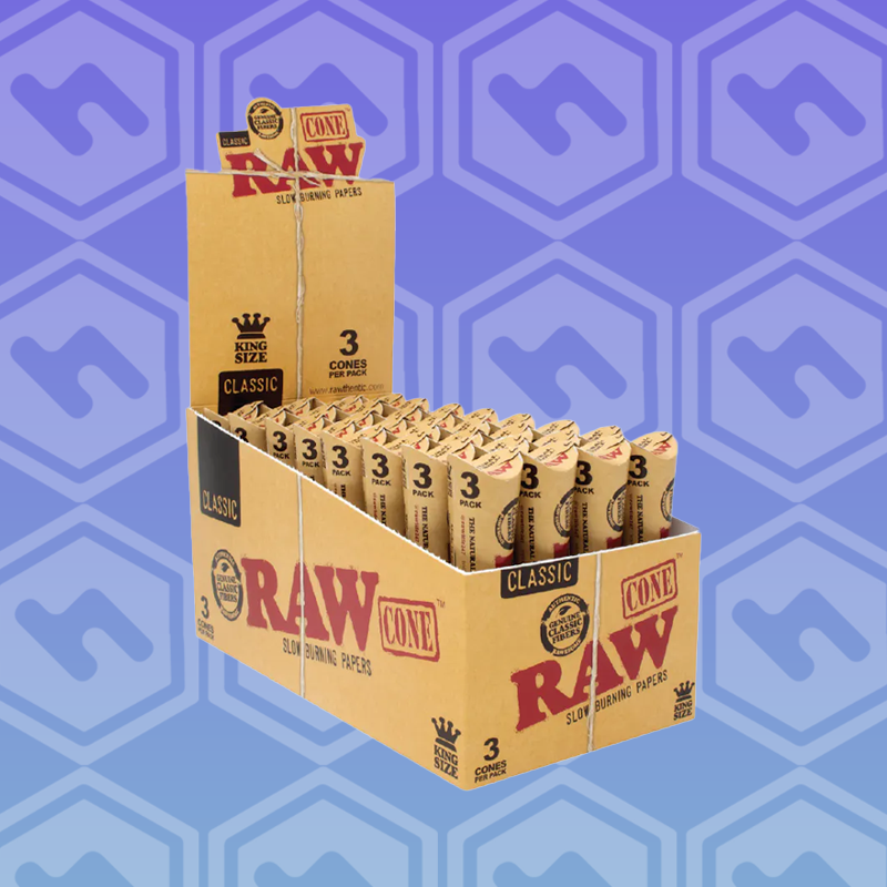 RAW | Classic Cones | 3 Pack | King Size