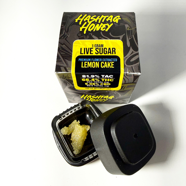 Concentrate | Sativa | Lemon Cake | Premium Flower Extracted Live Sugar