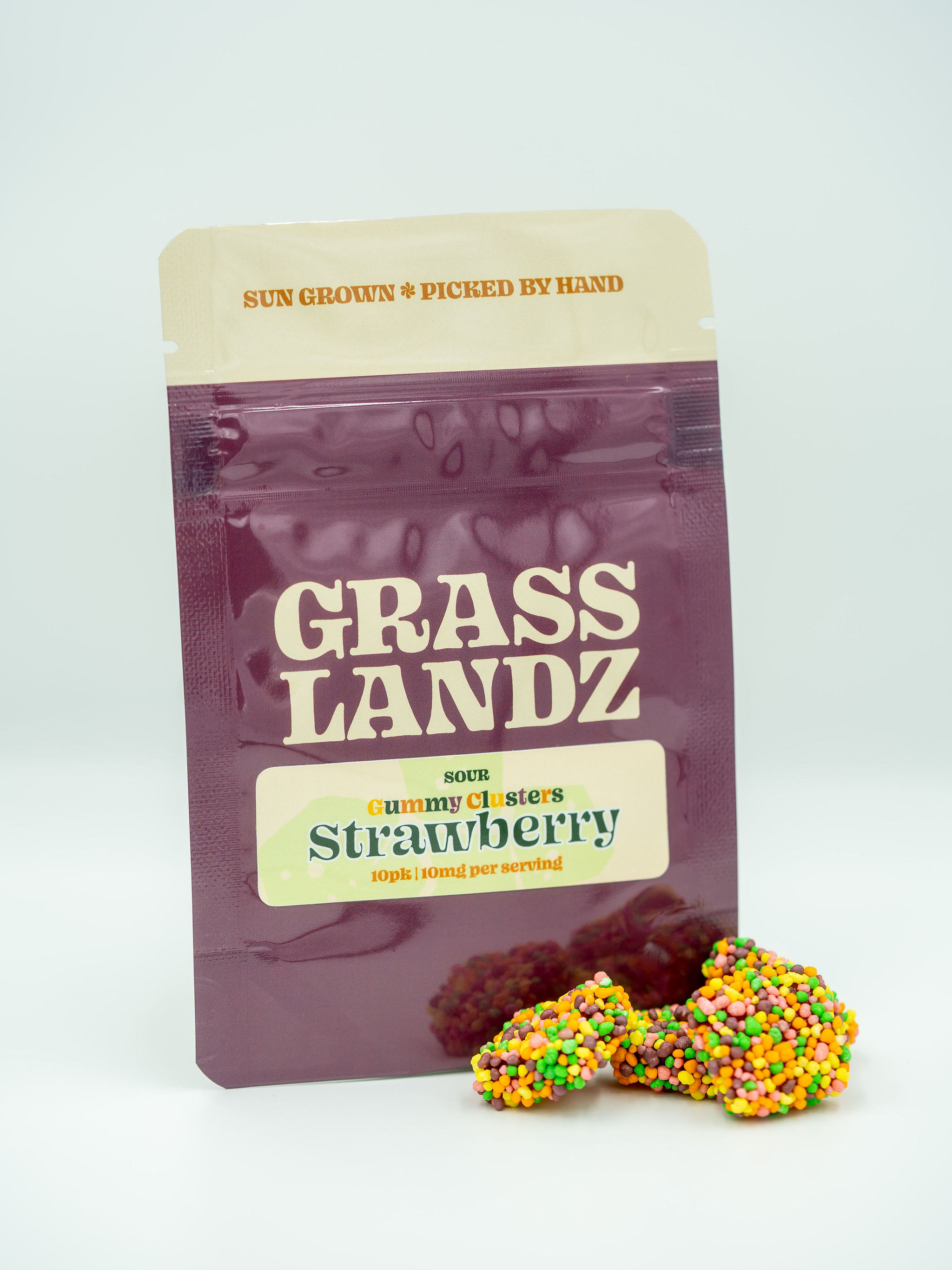 Sour Strawberry Gummy Nuggets Thc