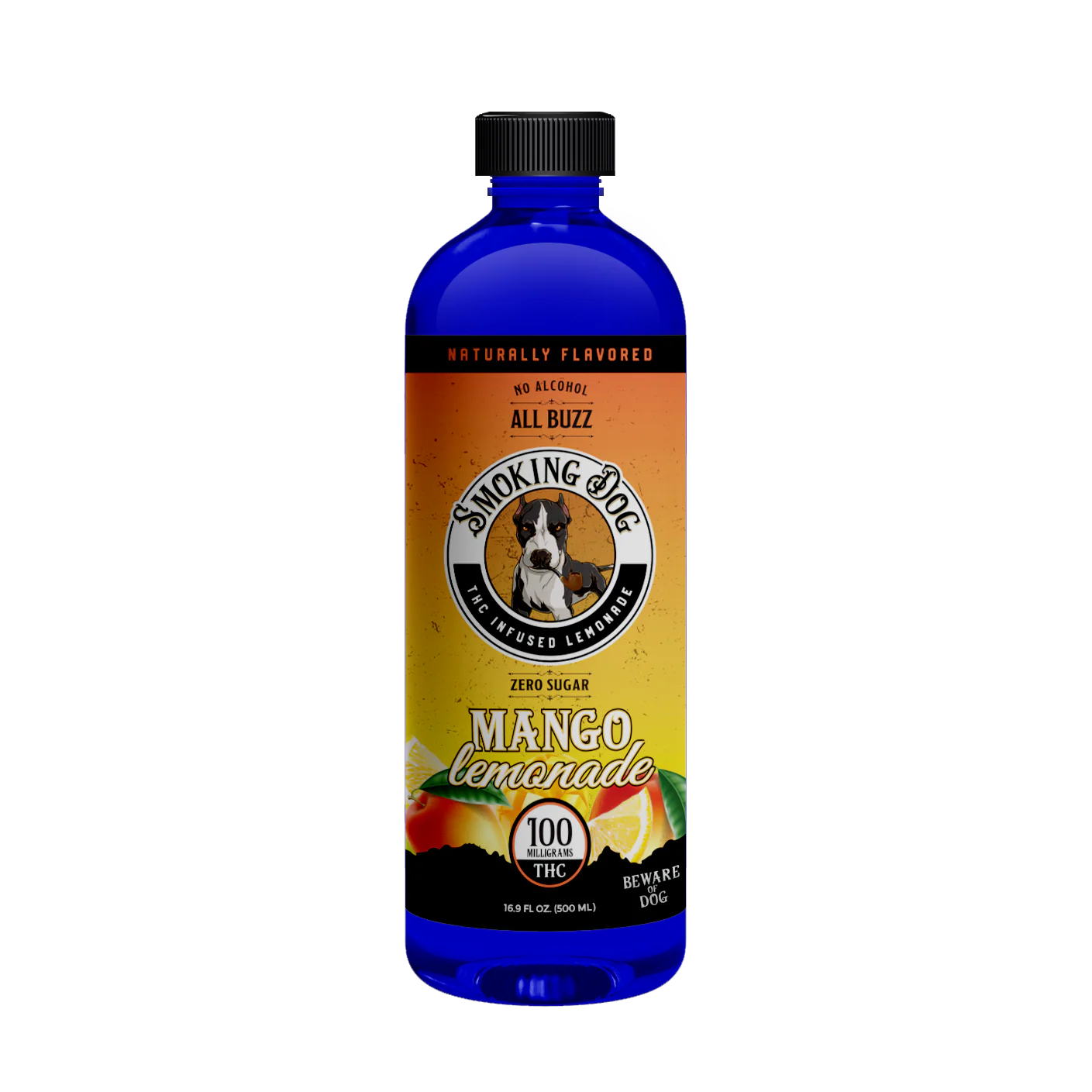 THC Lemonade - 16.9 fl oz - 100 MG - Mango Lemonade