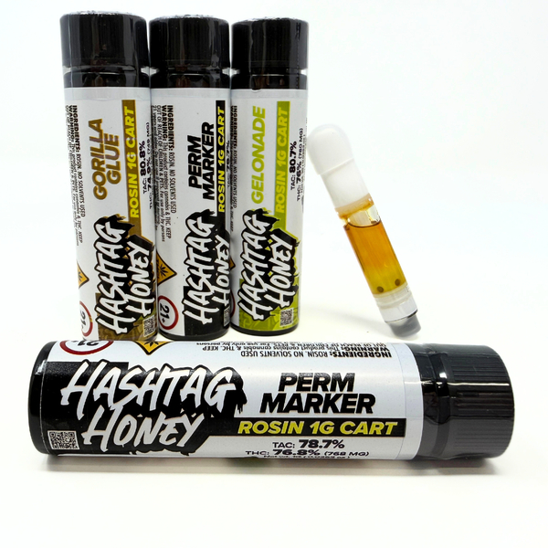 Hashtag Honey | Rosin 510 Cart | Perm Marker | 1g