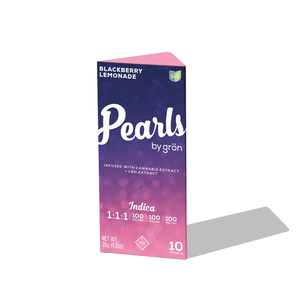Pearls Gummies Blackberry Lemonade 1:1:1 THC/CBD/CBN 200mg