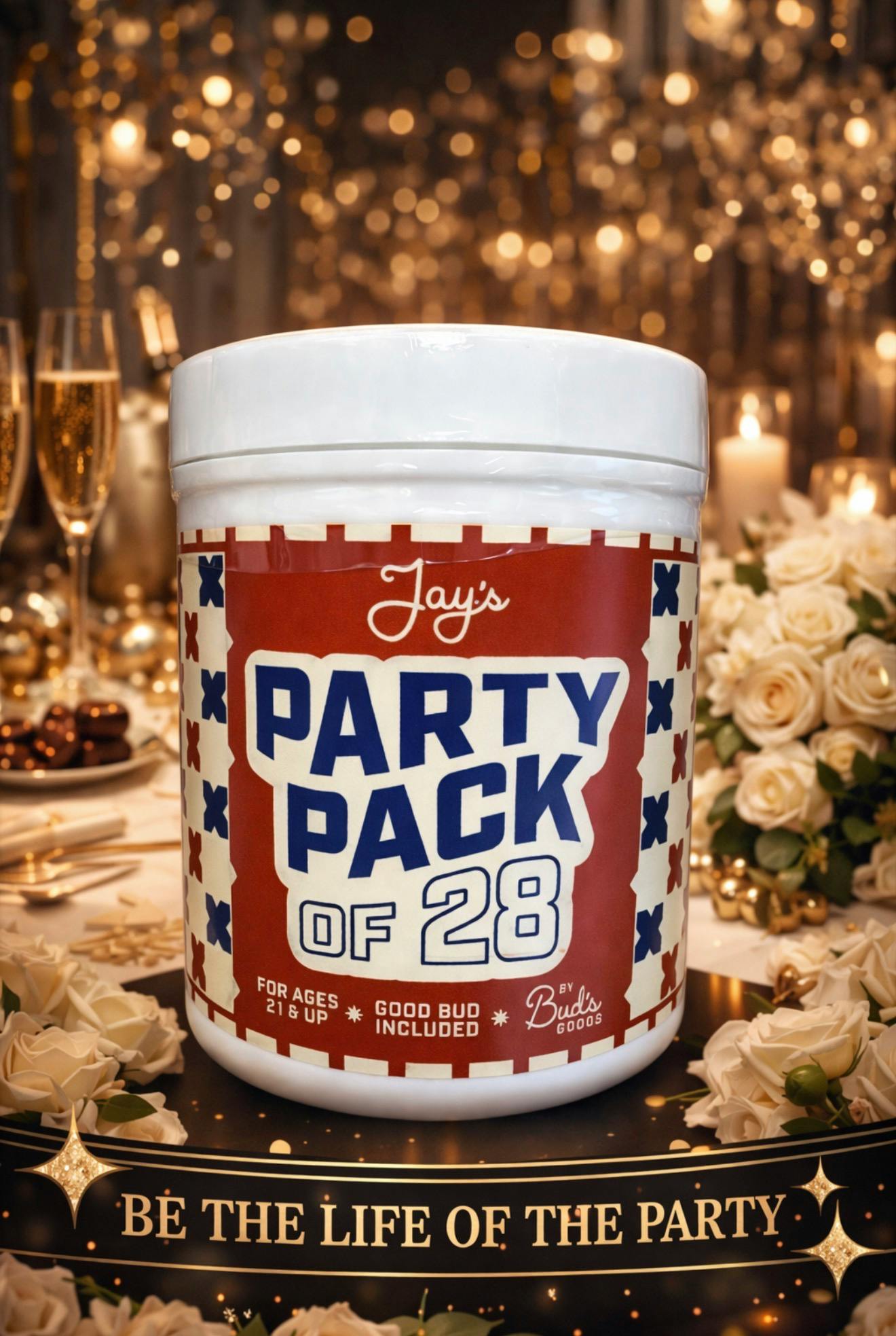 Party Pack | Pre-rolls | KY Jealous | IND Hybrid - 0.5g/28pk | 14G