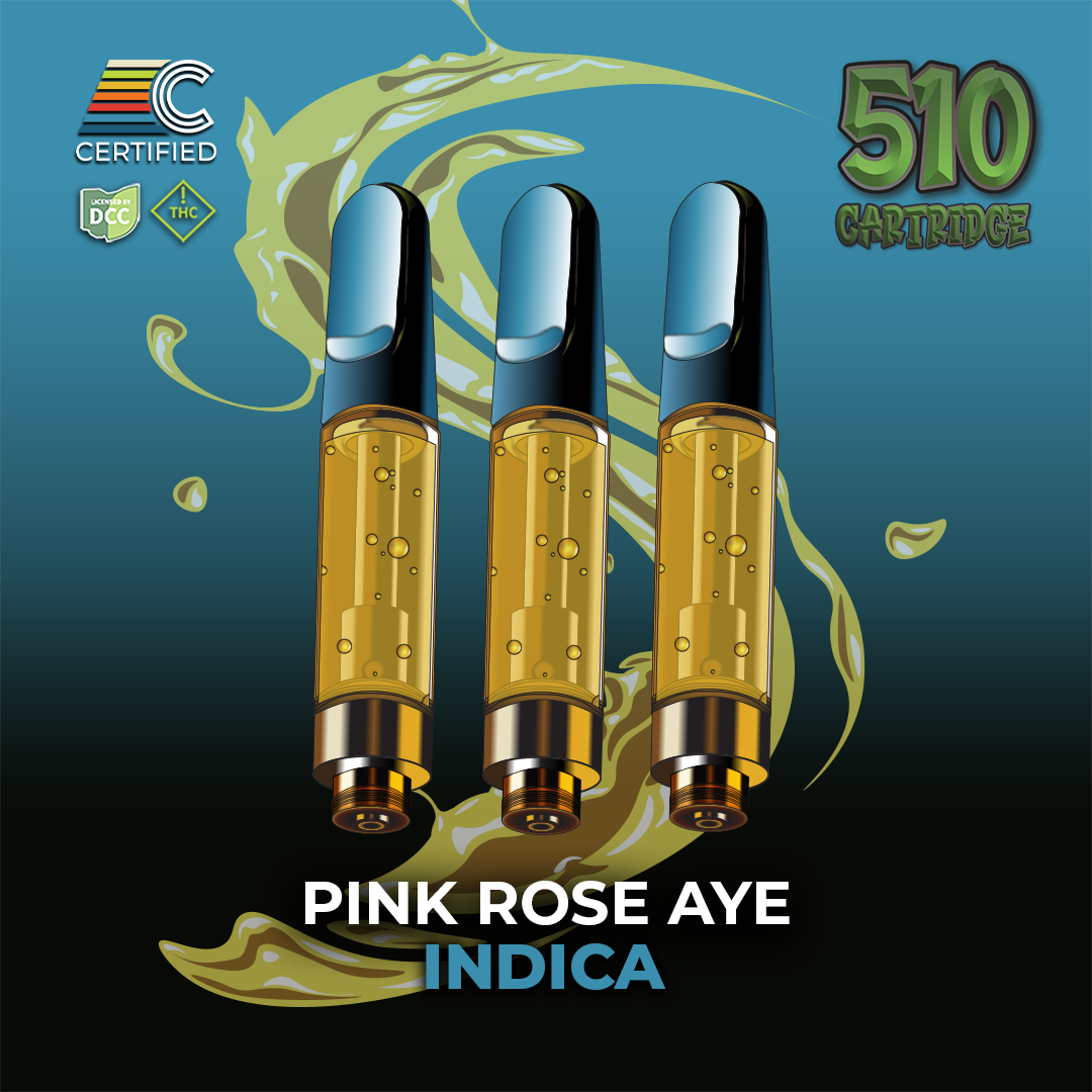 Pink Rose Aye Distillate Cartridges (1g/3Pk)