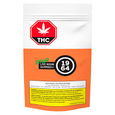 Sour Peach Live Rosin Gummies | 2 Pack