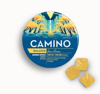 Camino | Balance | Yuzu Lemon | Gummies | 1:1 THC:CBD | 100mg