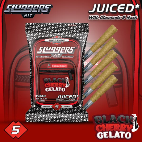 Black Cherry Gelato Infused Prerolls   3.5 G   5 Pack