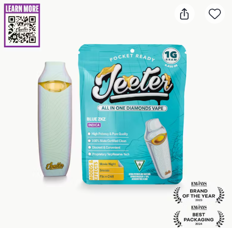 Jeeter - Blue ZKZ - Liquid Diamond Disposable