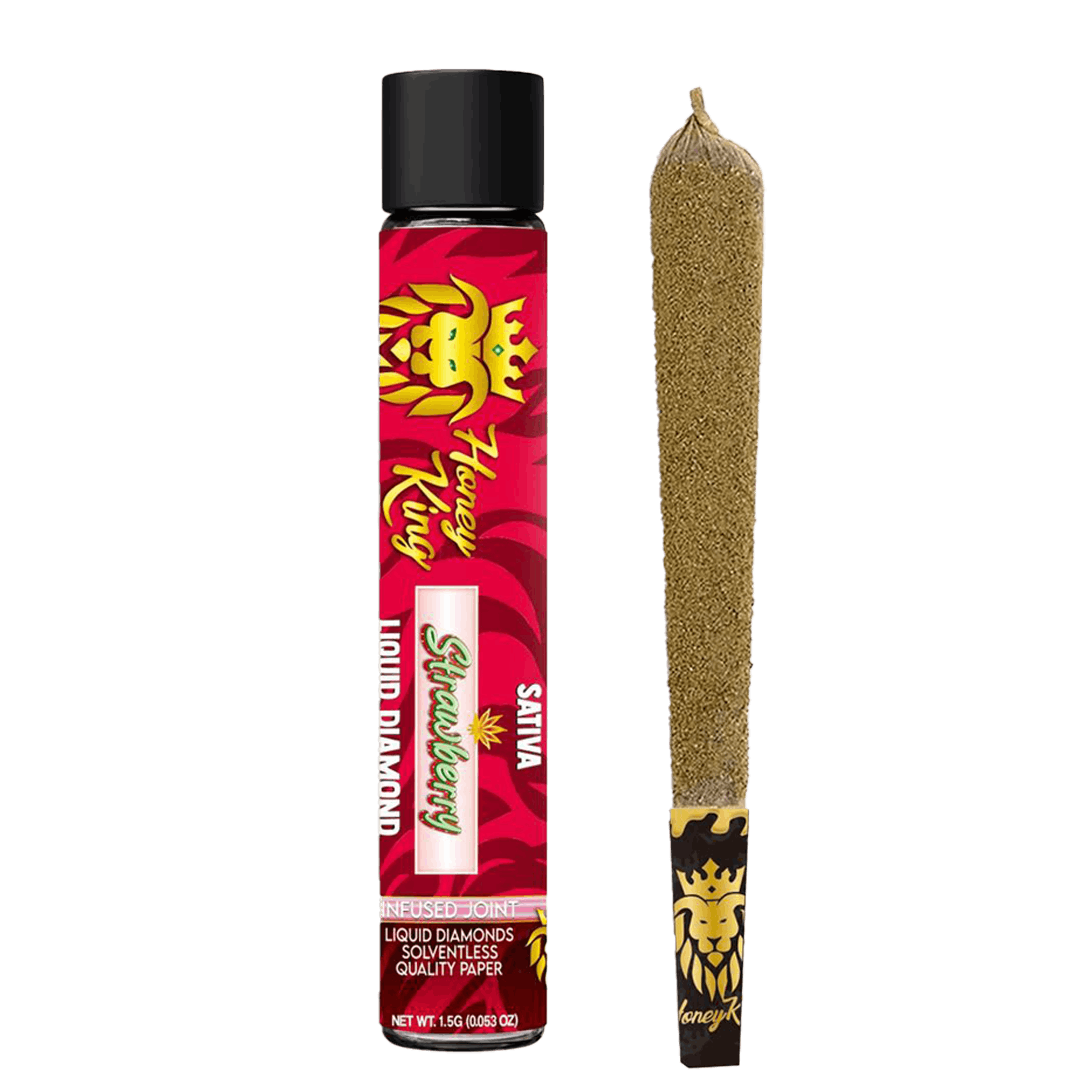 DIAMOND INFUSED PRE-ROLL - STRAWBERRY COUGH