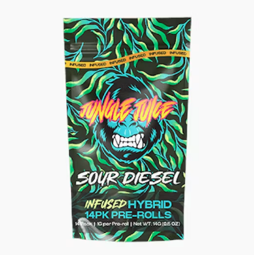 Jungle Juice Infused Multi Pack Pre Rolls- Sour Diesel