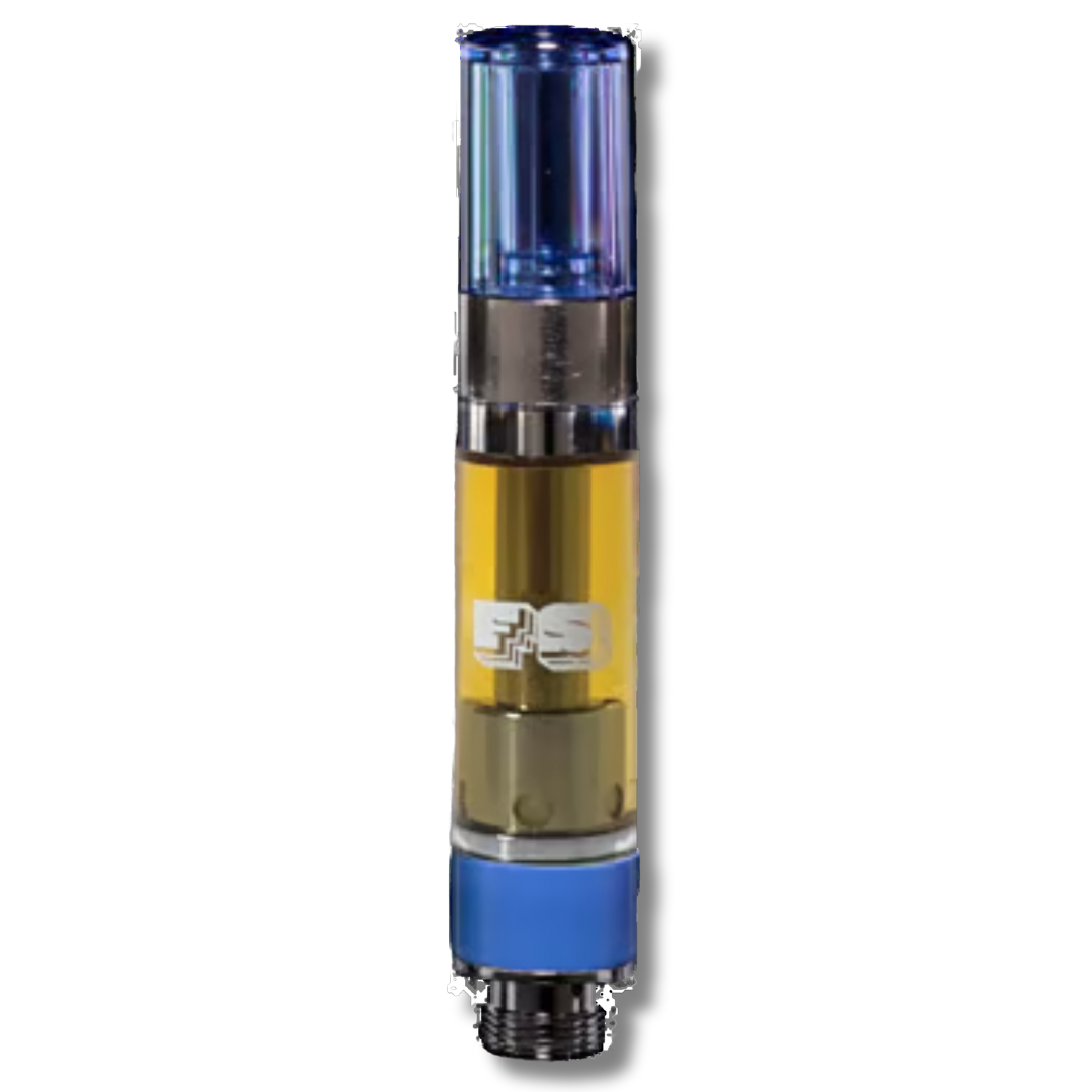 Blue Widow Gold Live BHO Cartridge (Flipside)