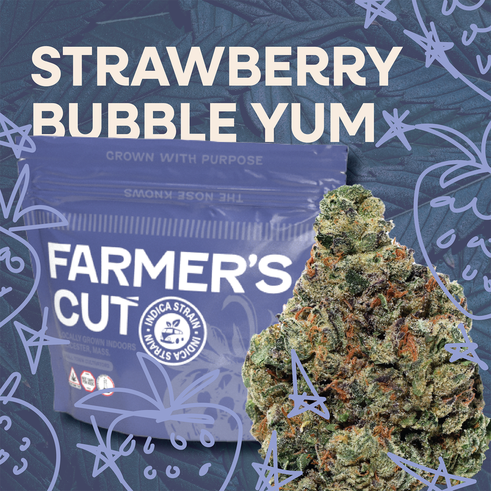 Strawberry Bubble Yum | 14g