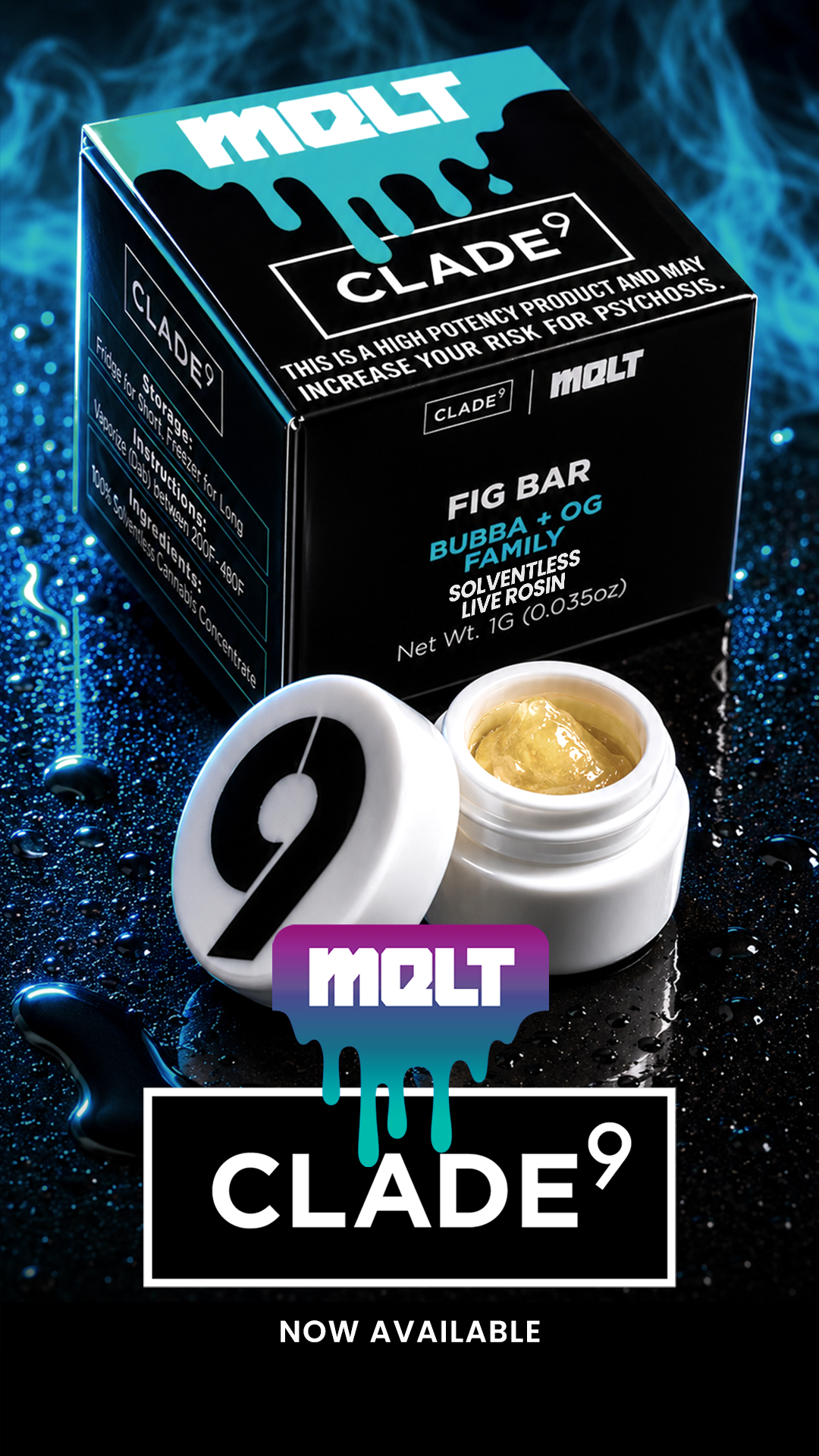 Melt | Live Rosin | Fig Bar | 1g