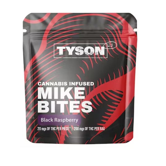 Tyson 2.0 - Black Raspberry Mike Bites Gummies 200mg