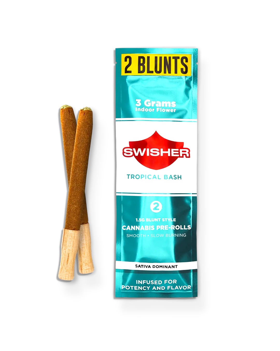 Swisher - 2pk 1.5g Infused Prerolls - Tropical Bash