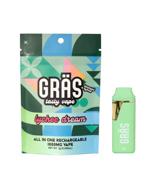 GRAS - Tasty Vape: 1000MG - Lychee Dream