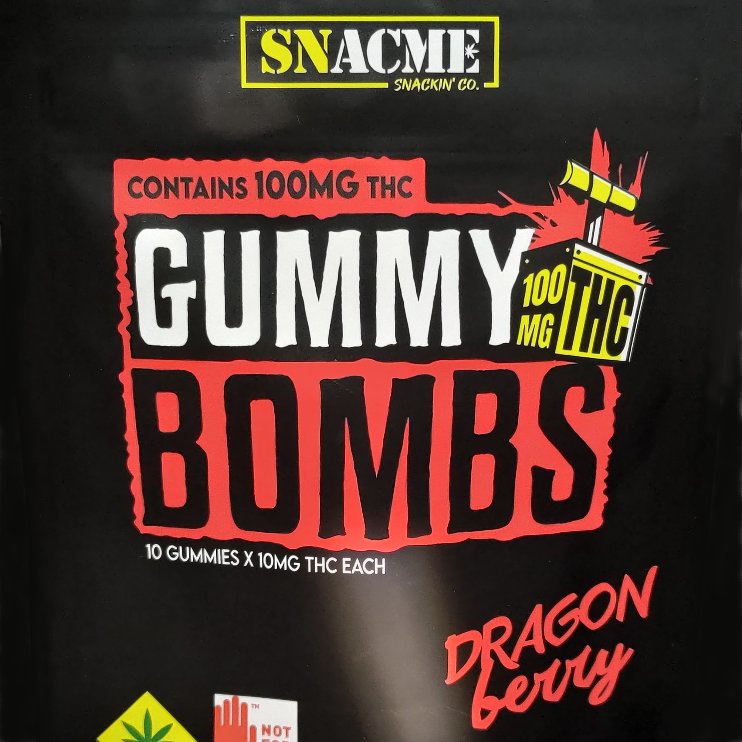 Gummy Bomb Dragon Berry 10pk