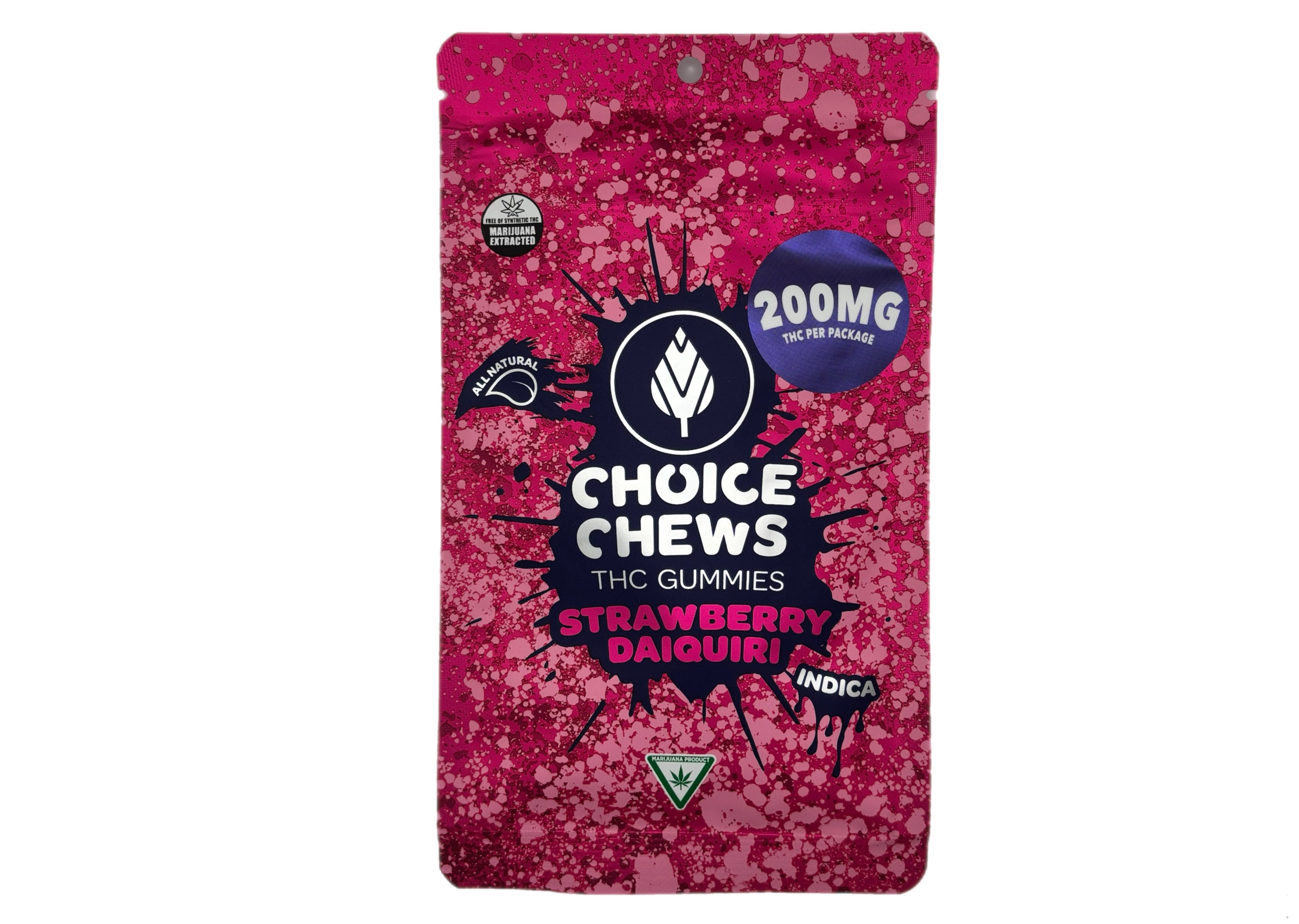 CHOICE CHEWS | STRAWBERRY DAQUIRI | INDICA | 200MG
