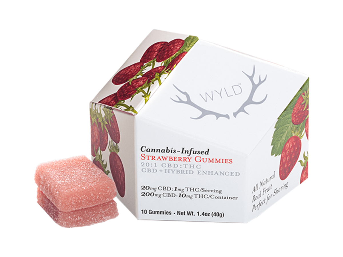 1:20 THC/CBD Strawberry Gummies 10pk | 10mg