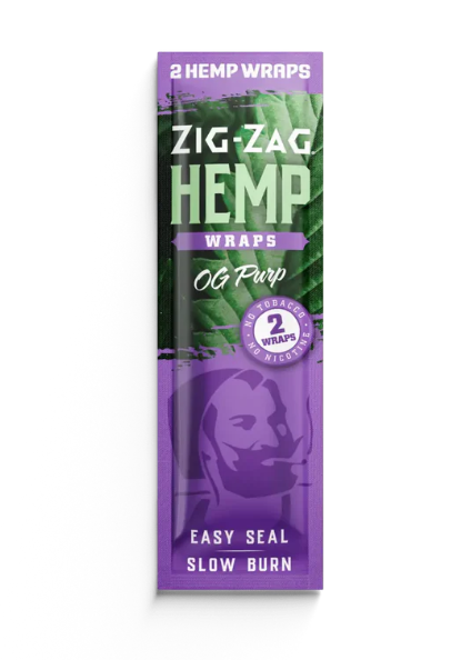 Zig Zag Hemp Wraps | OG Purp | 2pc