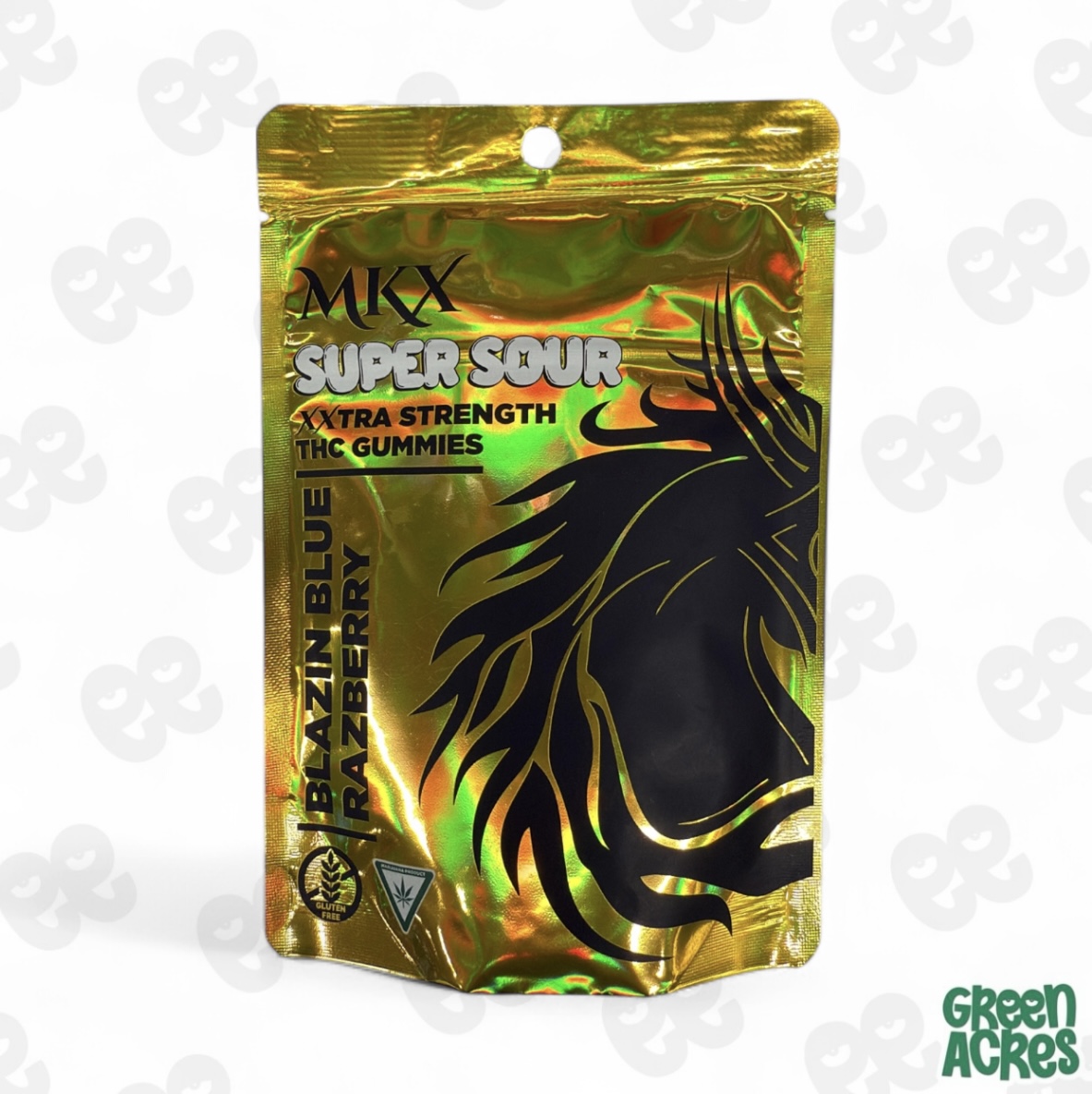MKX: Blue Razz Super Sour  200MG Gummies