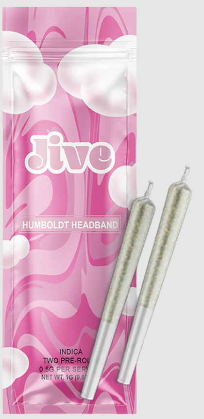 Jive | Humboldt Headband | Pre-Roll 2pk | 1g