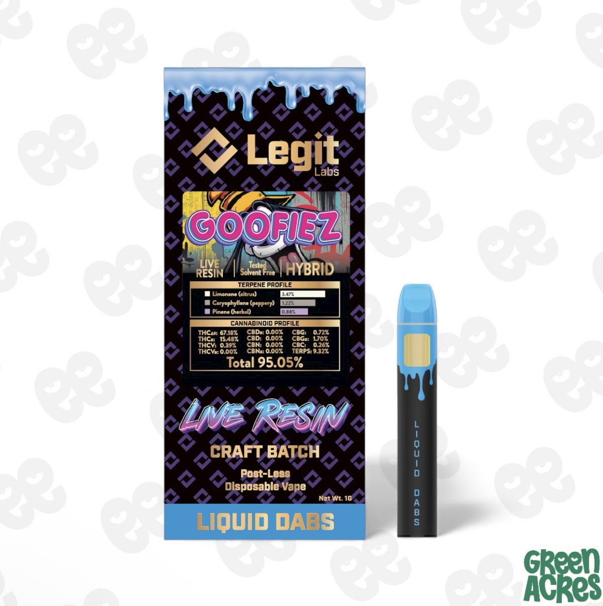 Goofiez 1G Vape Disposable