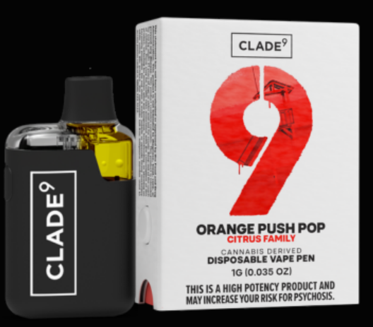 Orange Push Pop | Cannabis derived Dispo