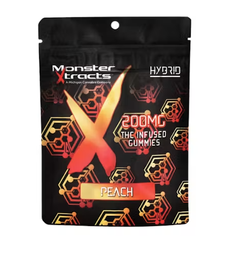 MONSTER | 200MG GUMMIES | PEACH
