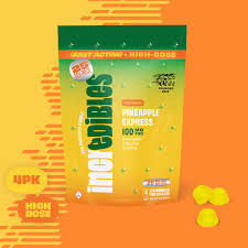 Incredibles Gummies Pineapple Express Fast Acting 4pk (H) 100mg