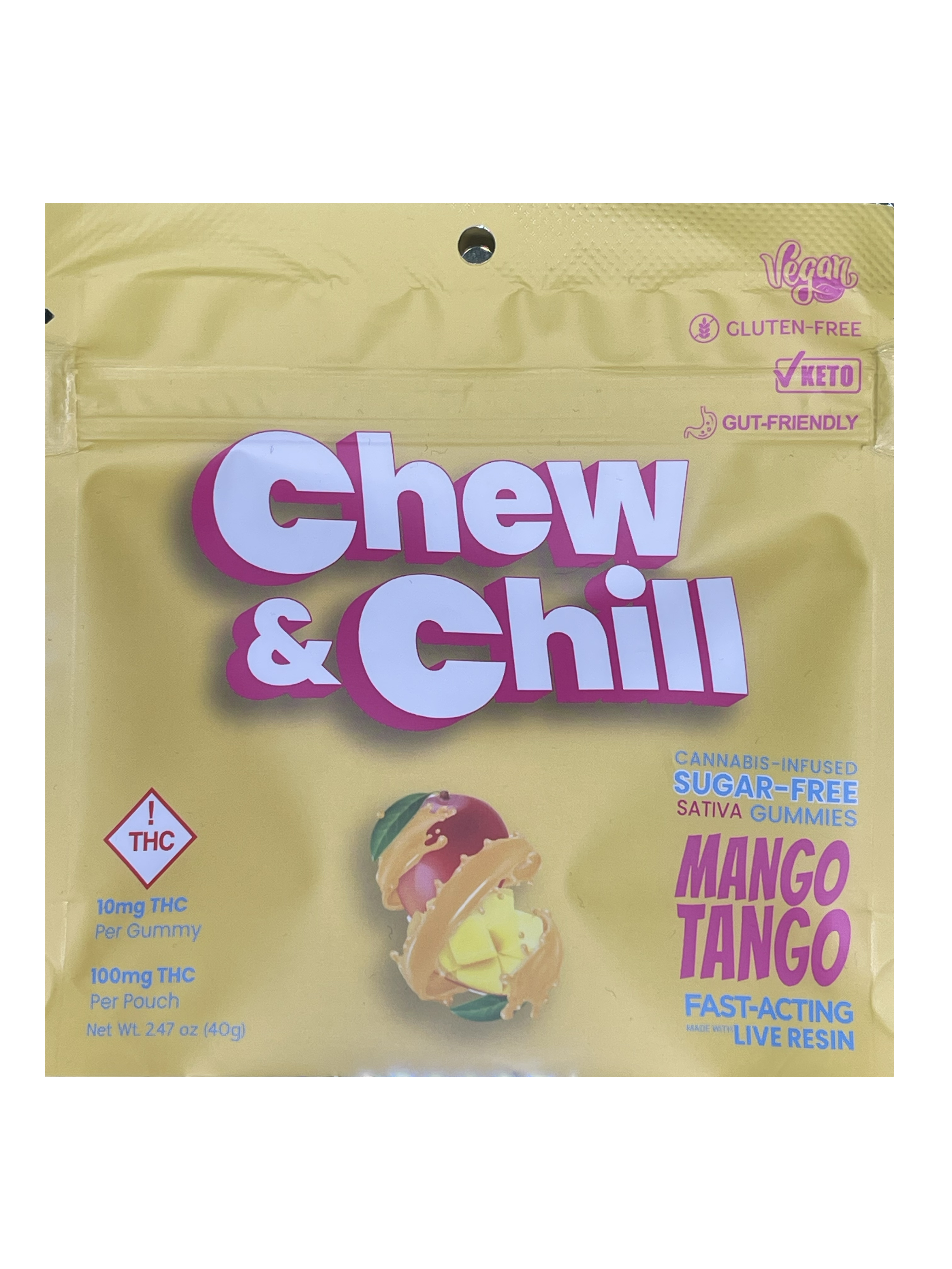 Chew & Chill Live Resin-Mango Tango-100mg
