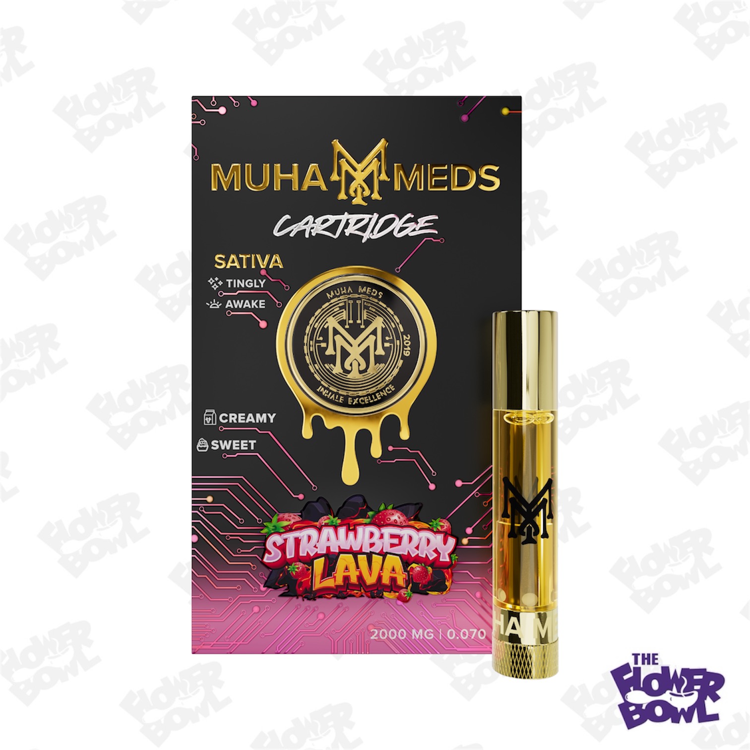 Muha: Strawberry Lava 2G Cart