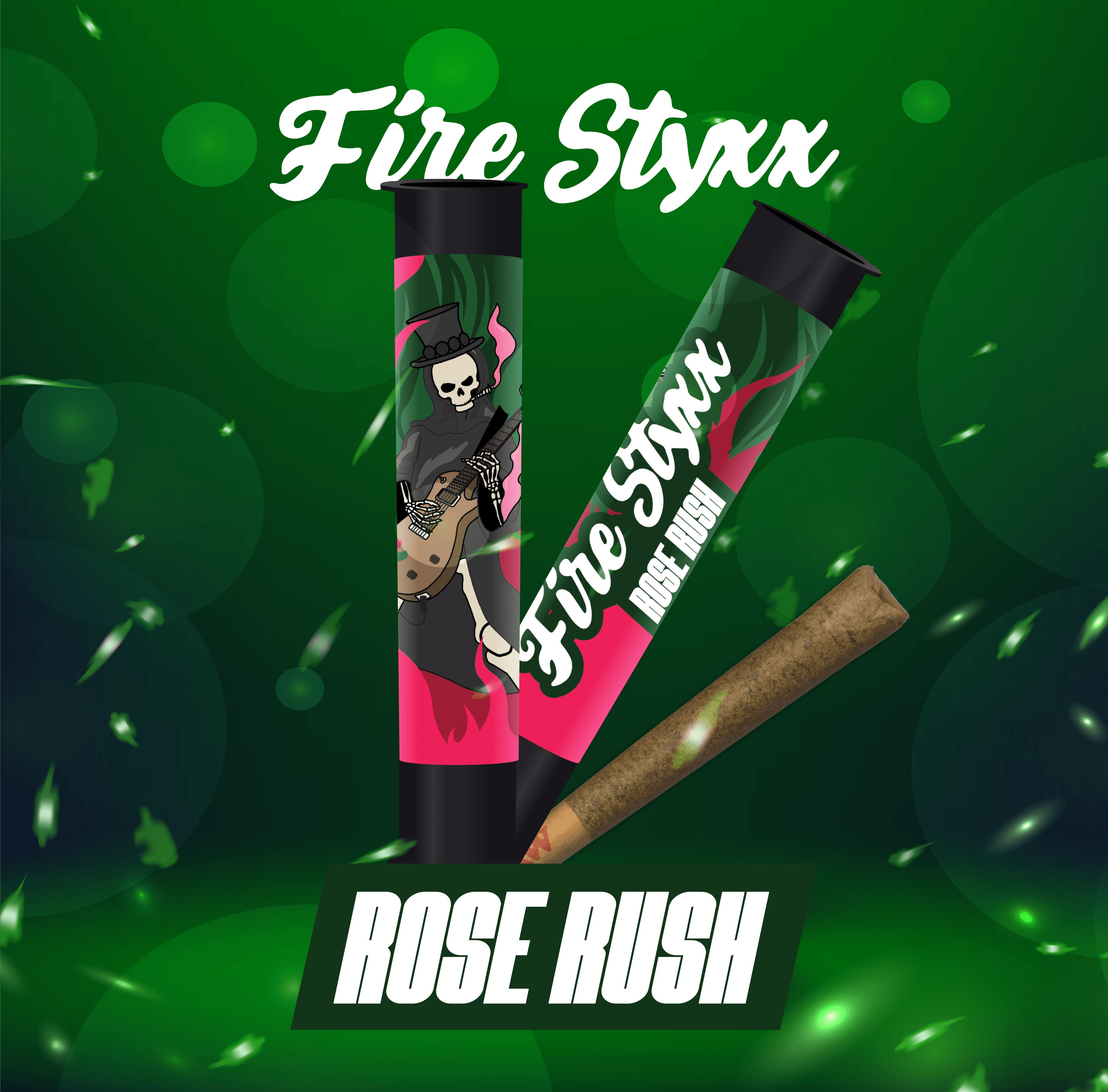 Glorious Rose Rush Fire Styxx Pre Roll 1g