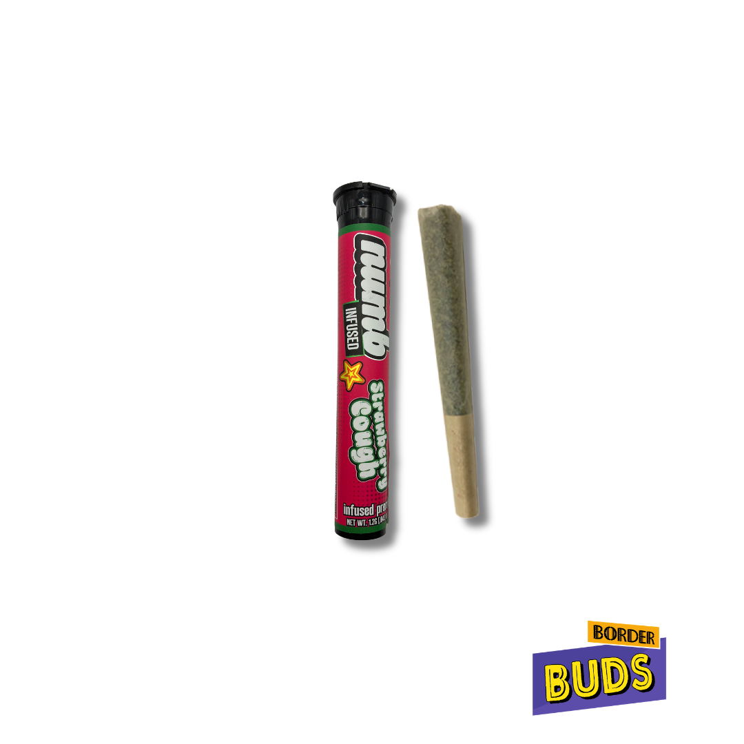 Strawberry Cough | Numb | 1.2g | Infused Pre-Roll