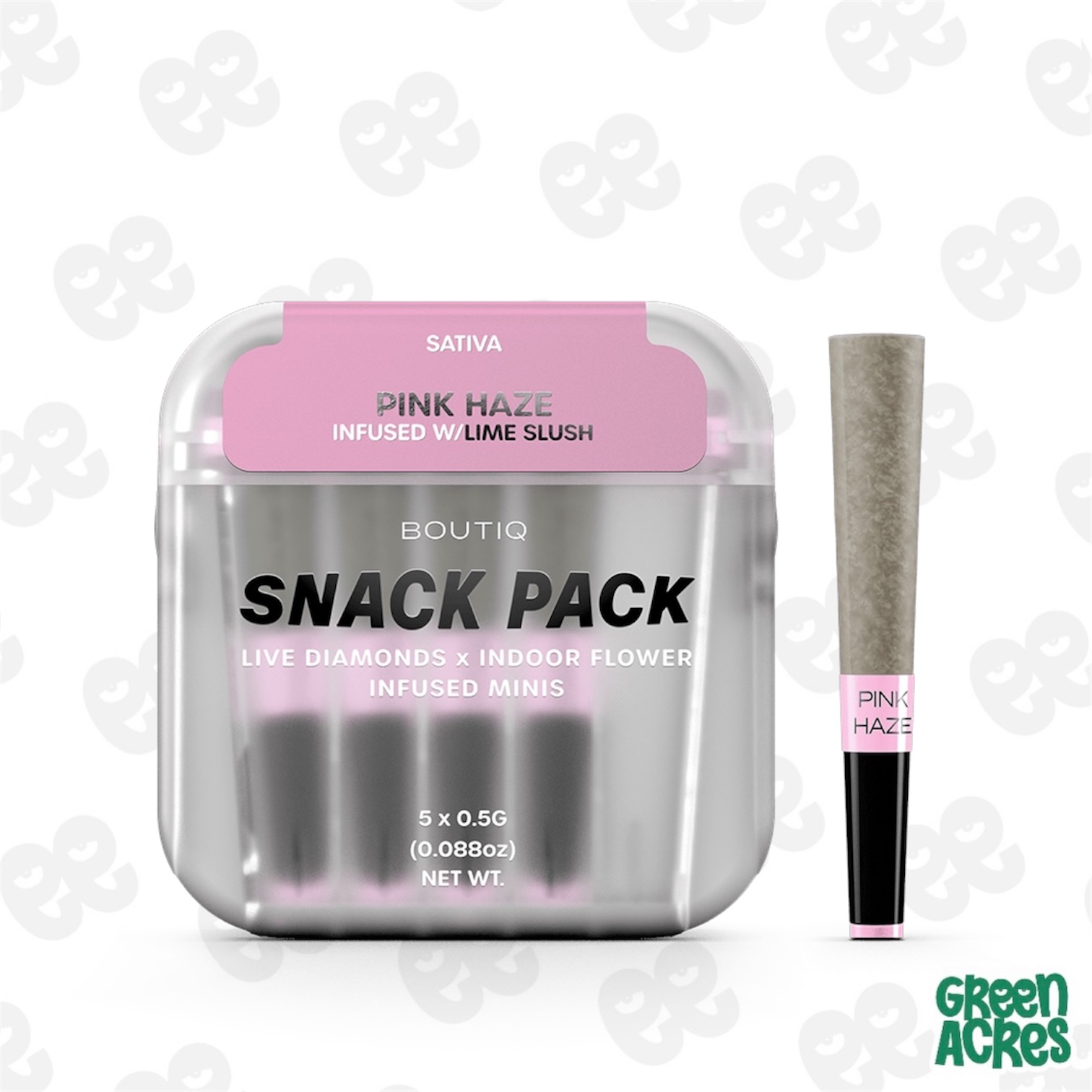 Boutiq: Pink Haze 5pk Infused Snack Pack (5x0.5g)