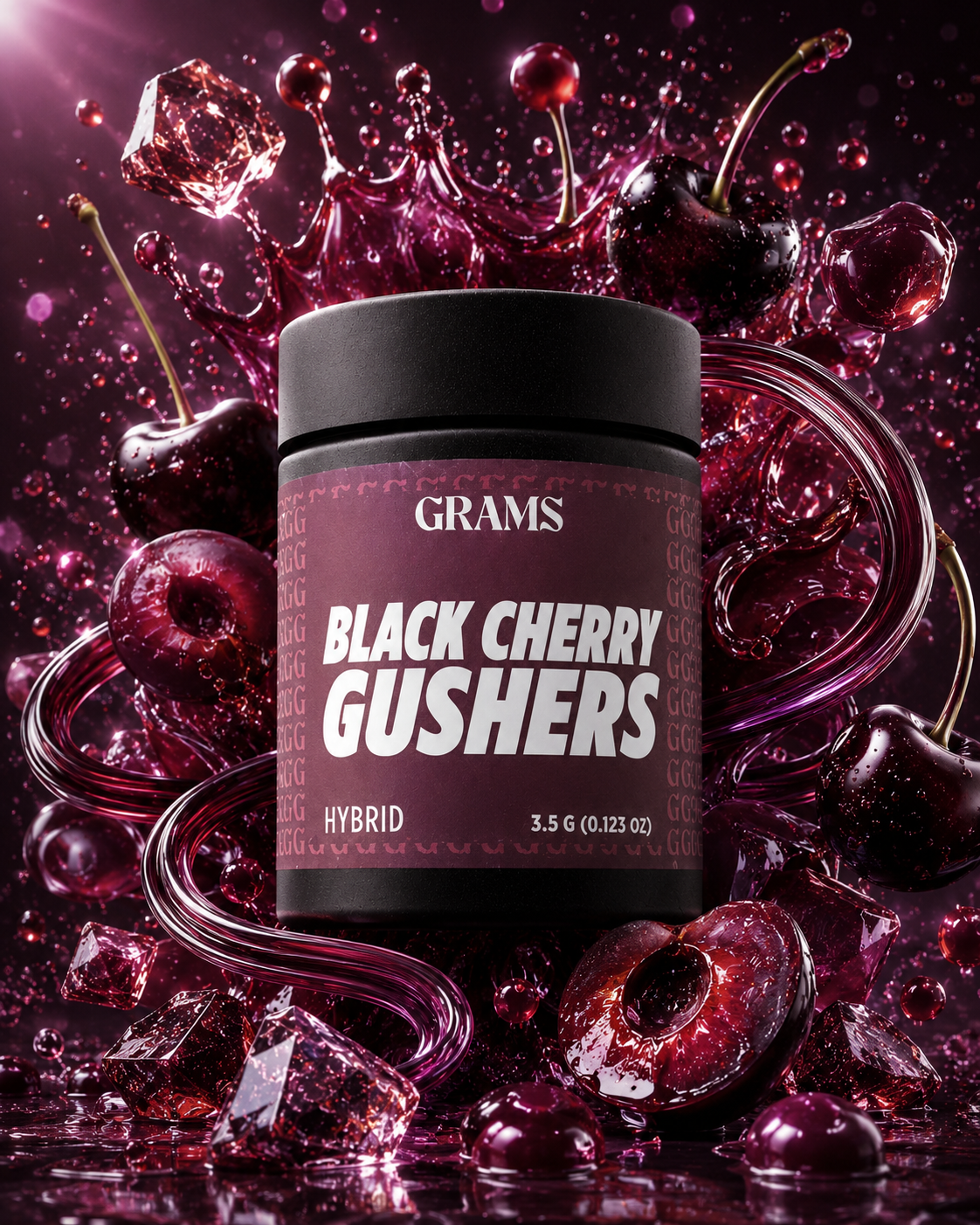 Grams | Black Cherry Gushers | Flower | 3.5g