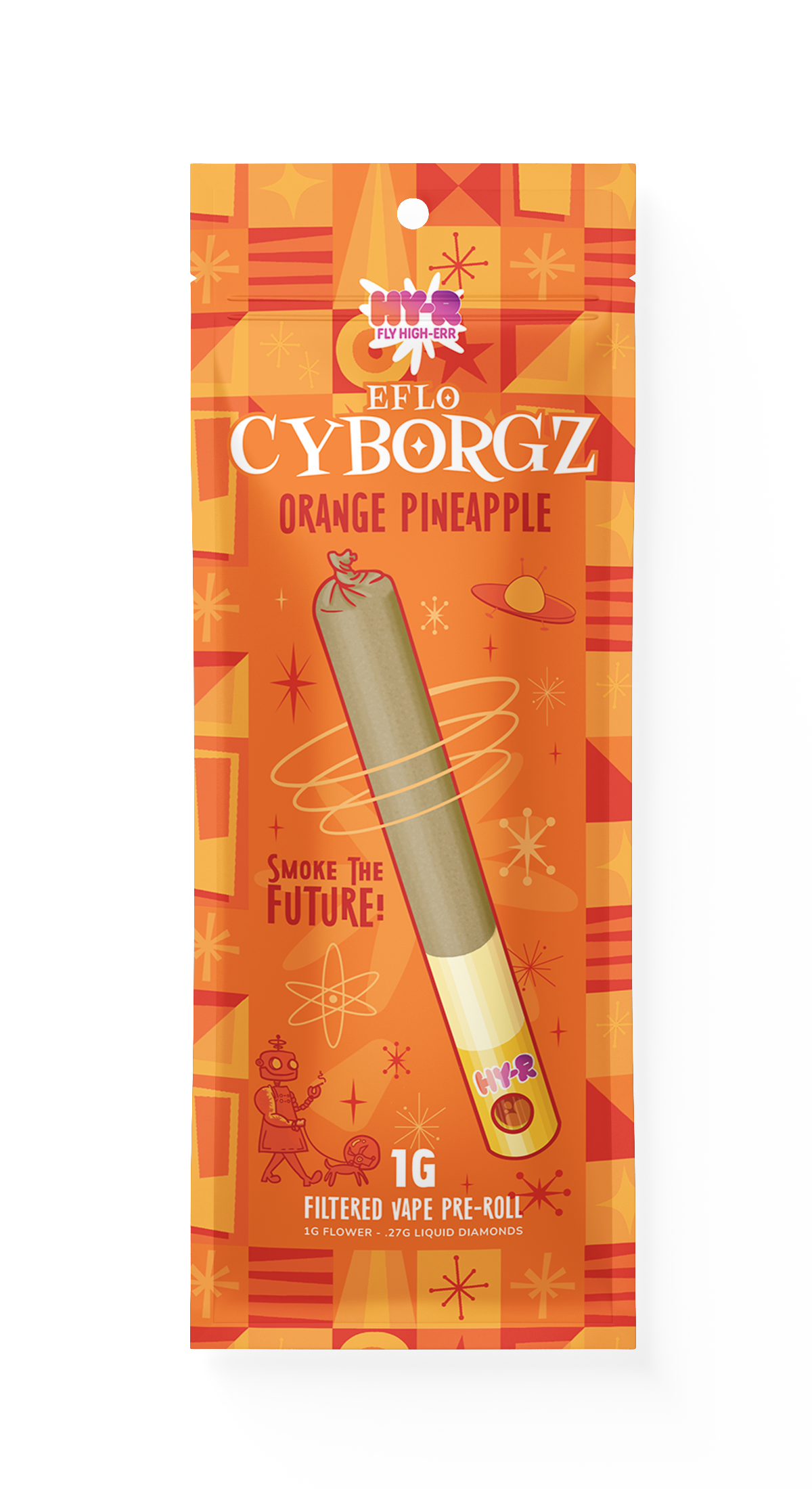 HY-R | ICC PREROLL | CYBORGZ ORANGE PINEAPPLE