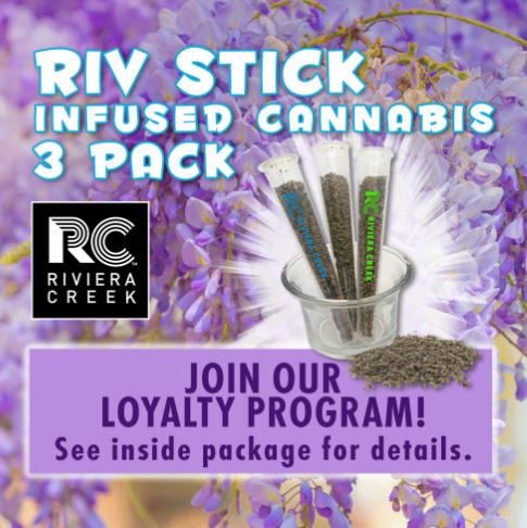 Riviera Creek | 3 pack | 1g Infused Riv Sticks