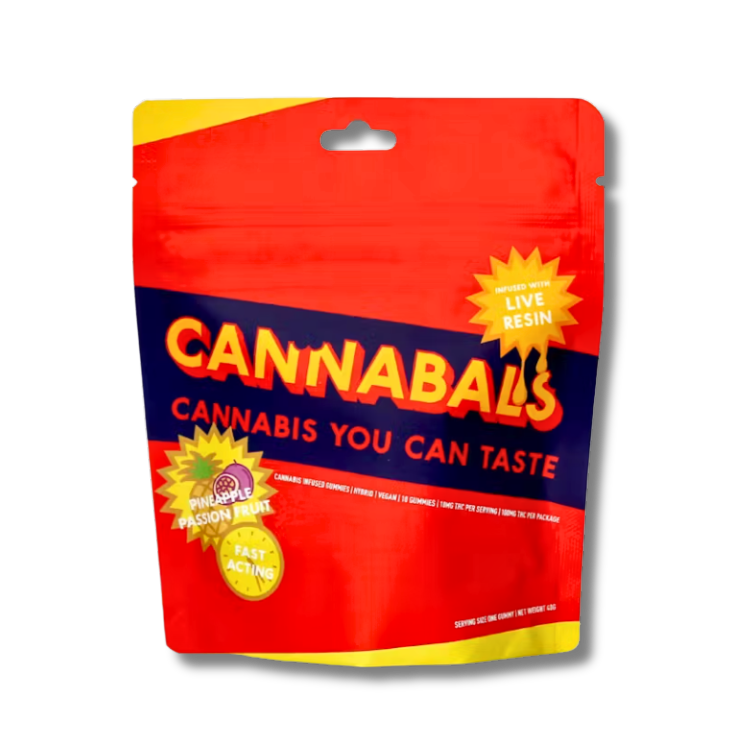 Cannabals - Pineapple Passionfruit Gummies 10pk - 100mg