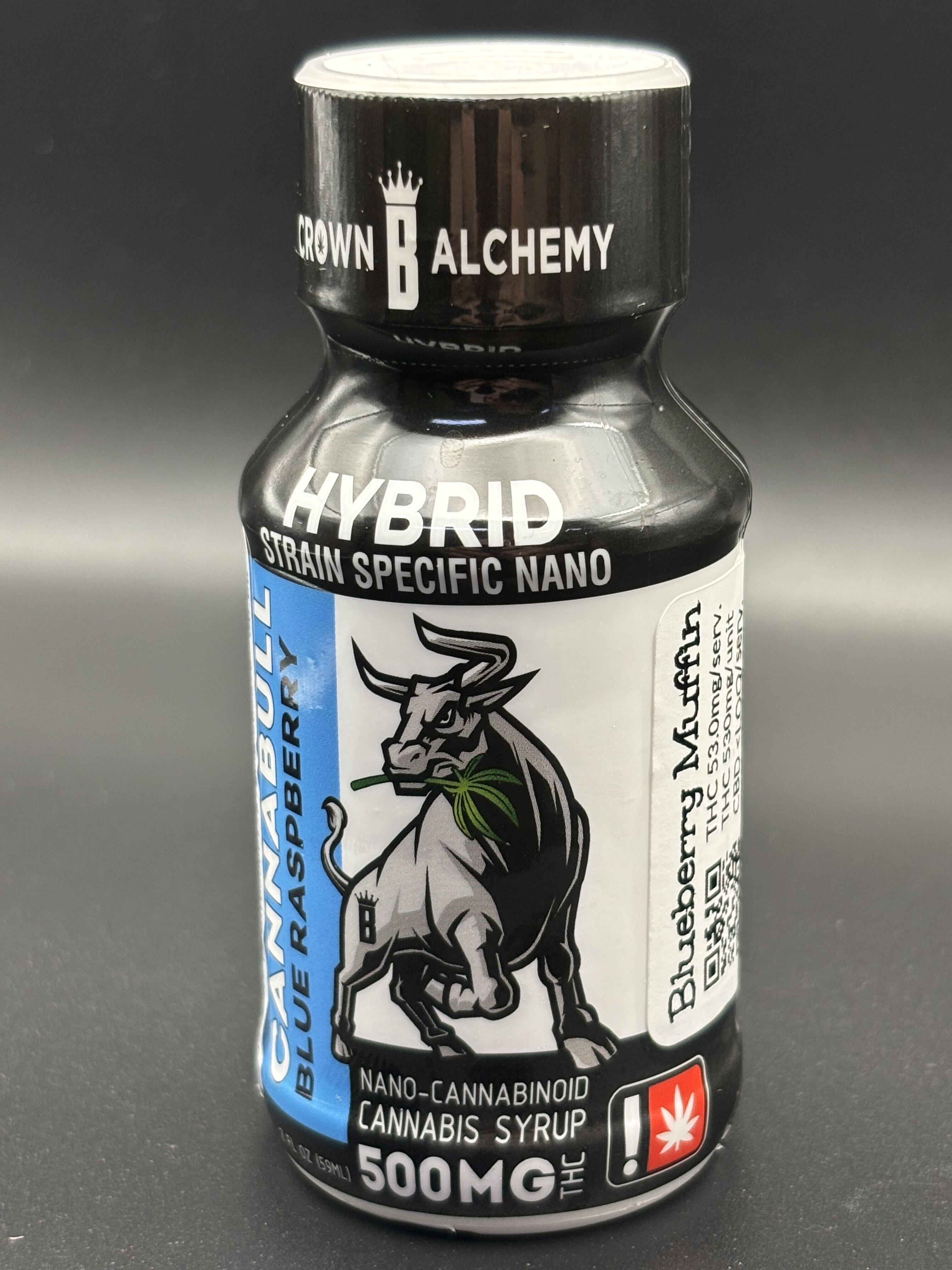 Nano-Cannabinoid Syrup | Blue Raspberry | 500mg | 2 oz