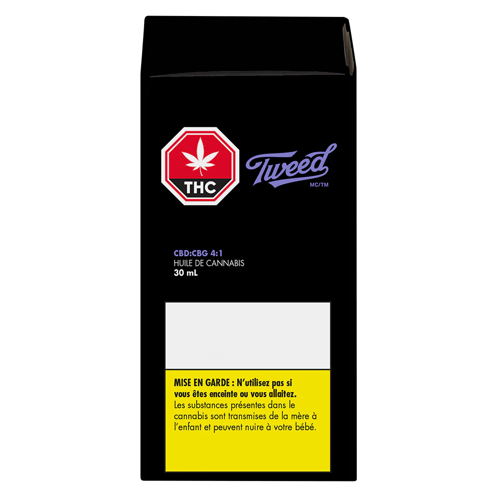 Tweed - CBD:CBG 4:1 - 30 ML