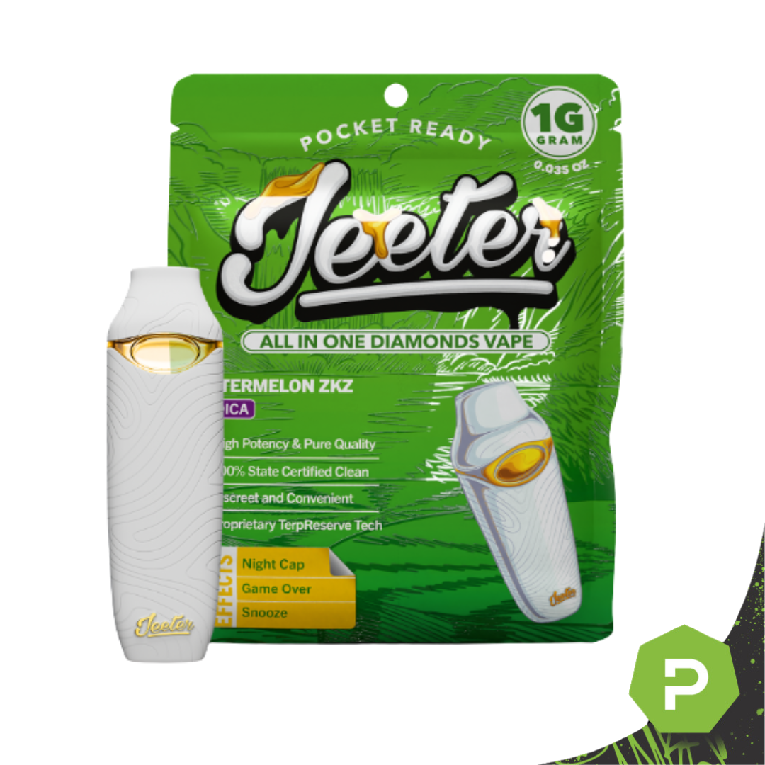 Watermelon ZKZ Jeeter All In One Diamonds Vape | Pocket Ready | 1g | Indica
