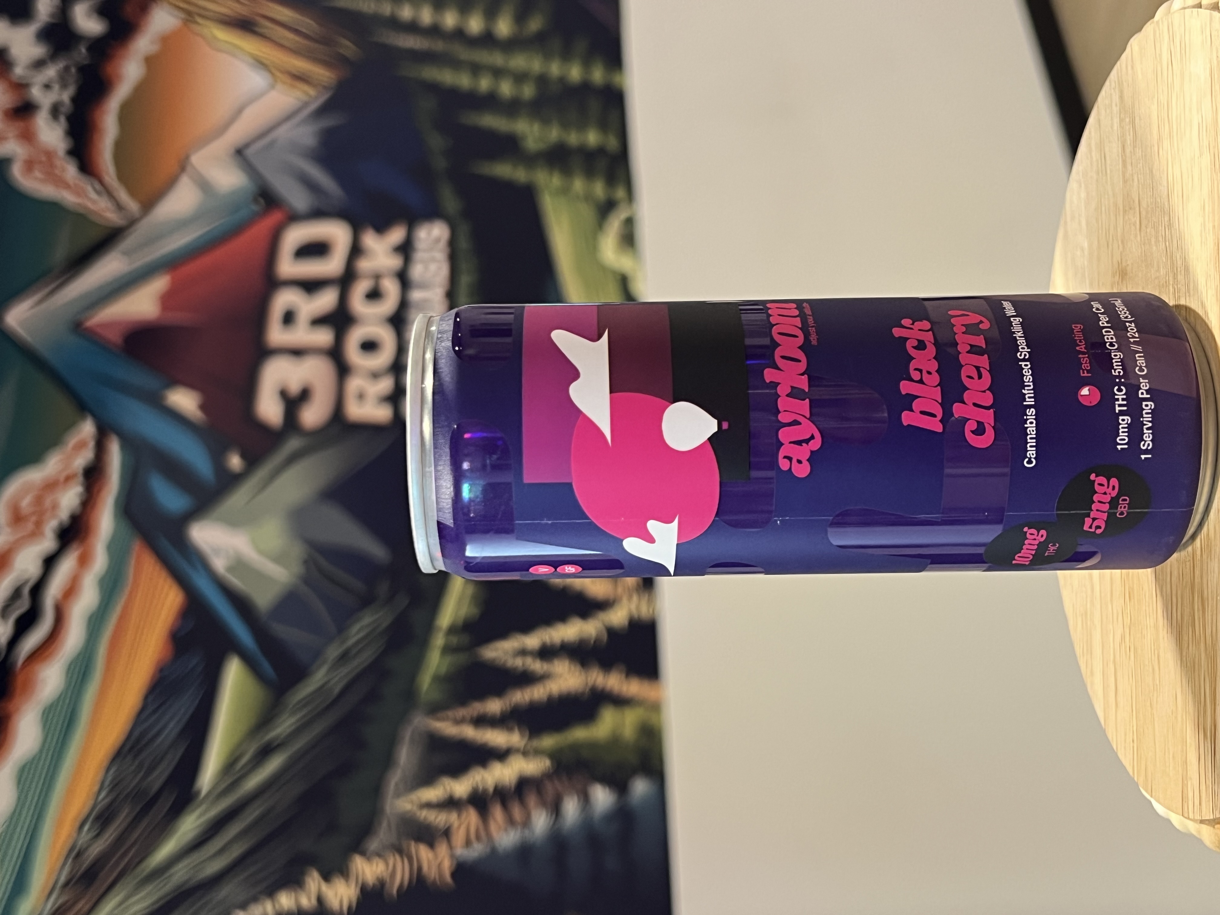 Black Cherry 12oz Beverage 10MG THC : 5MG CBD
