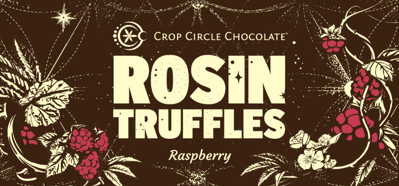 Crop Circle Chocolates: Dark Raspberry Truffles