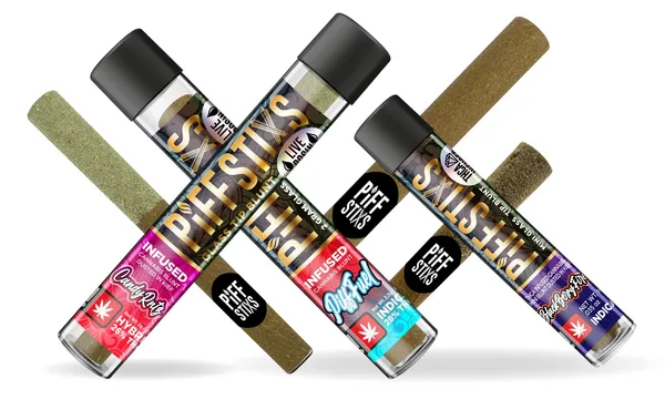 PIFF STIXS - INFUSED PRE ROLL - MINI BLUNT - 1G - INDICA - CHERRY BOMB