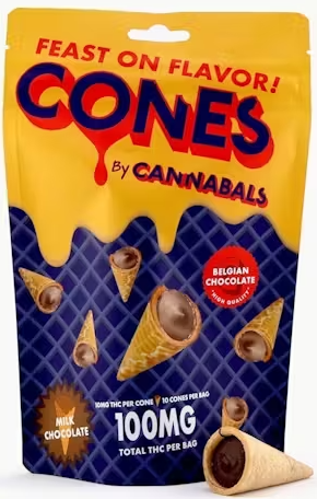 Cannabals | Milk Chocolate Cones 10 Pack