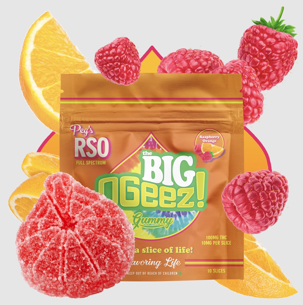 Peg's BIG Raspberry Orange RSO