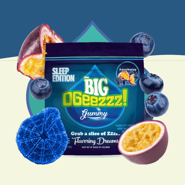 2:1 Aquaberry - BIG Sleep - THC:CBN - Sleep Edition - Gummies - 100mg  (1pk)