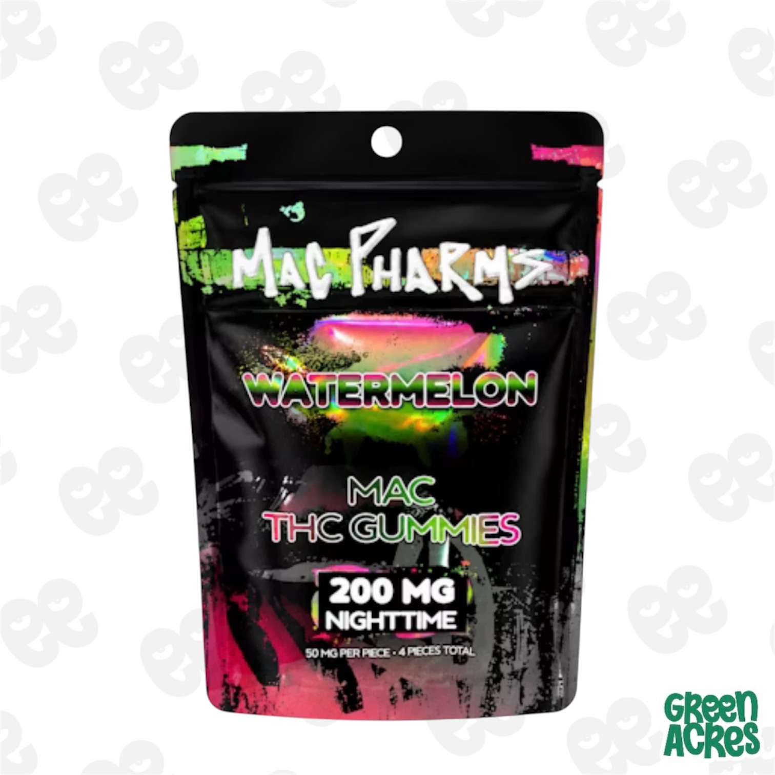 Mac Pharms: Watermelon Nighttime 200MG Gummies